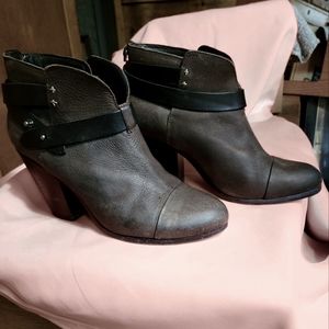 Rag and Bone brown herring booties.   Like new.   Size 39. 5.